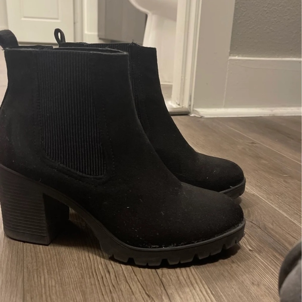 Top shop black ankle booties